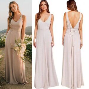 NEW Show Me Your MuMu Jenn Maxi Dress Show Me the Ring Crisp XL $198 Bridesmaids